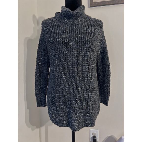 Free People Knit Chunky Turtleneck Sweater sz XS - Picture 1 of 1